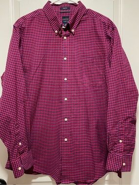 Dockers Battery & Street Collection Classic Fit Long Sleeve Button-Down Shirt XL